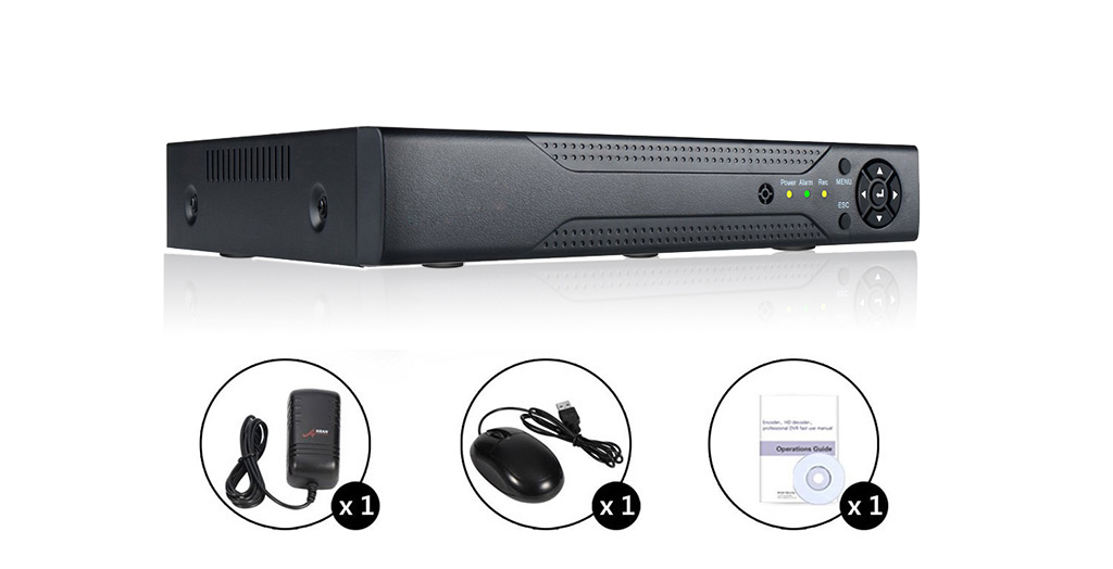 New CCTV 16Channel XVR Video Recorder All HD 1080P 5 In 1 16 CH Super